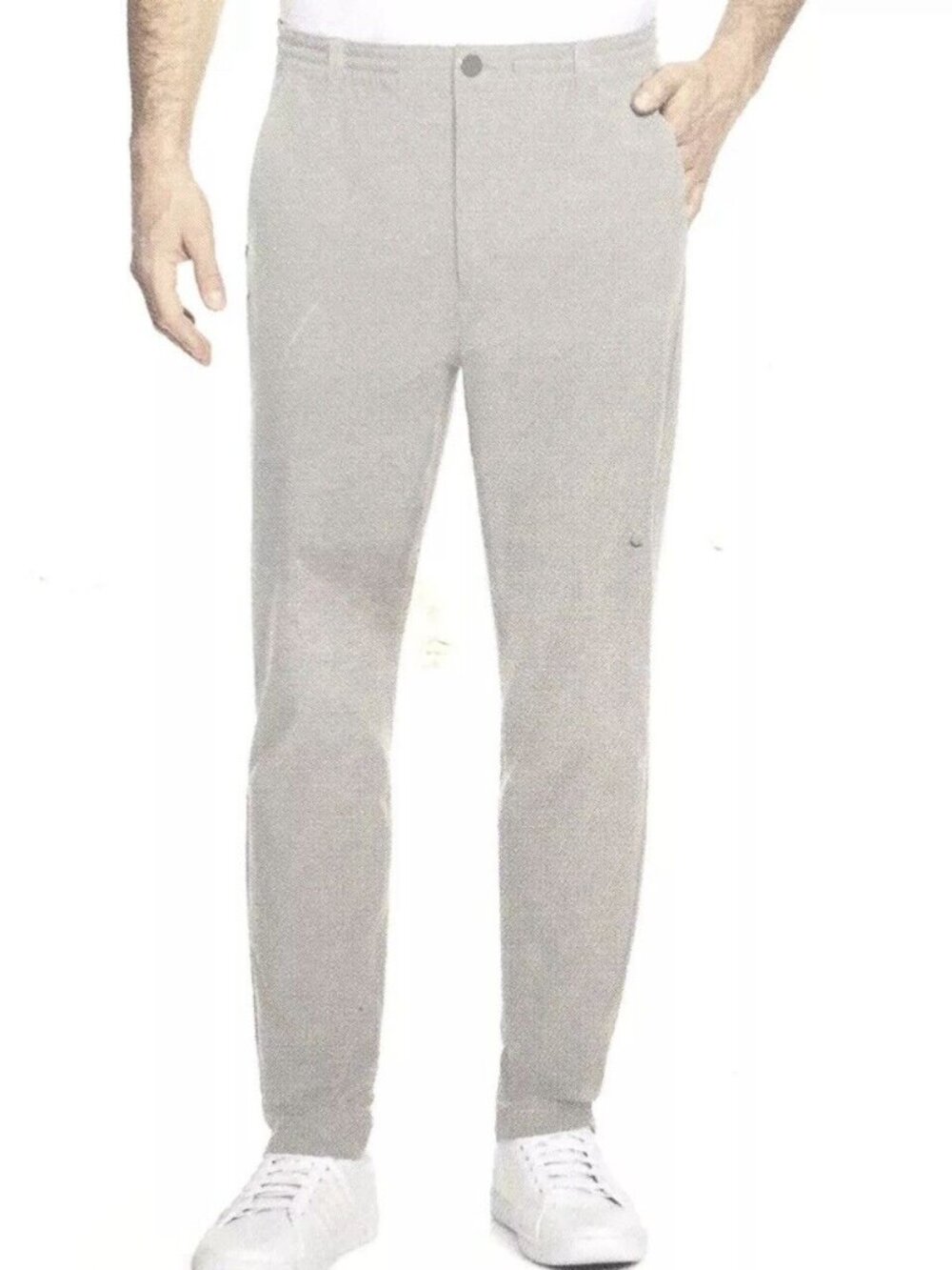 Marc New York Men’s Commuter Pant Slim Fit 4 Way Stretch Fabric SIZE 32X34 GRAY